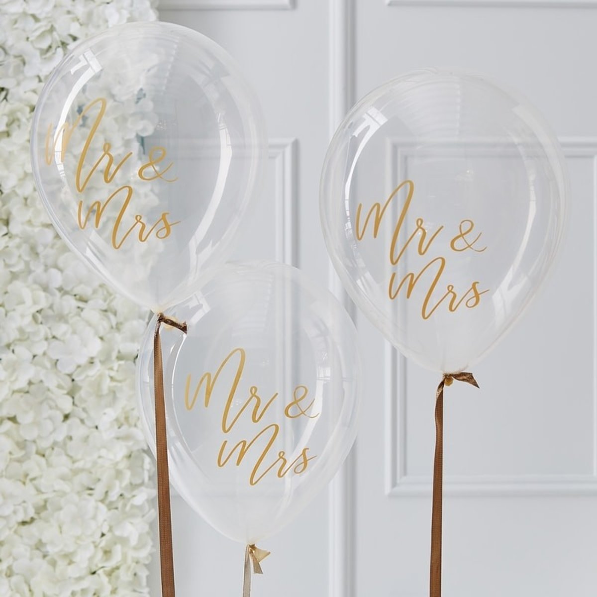 BALLONNEN MR & MRS | GOUD | GOLD WEDDING | GINGER RAY